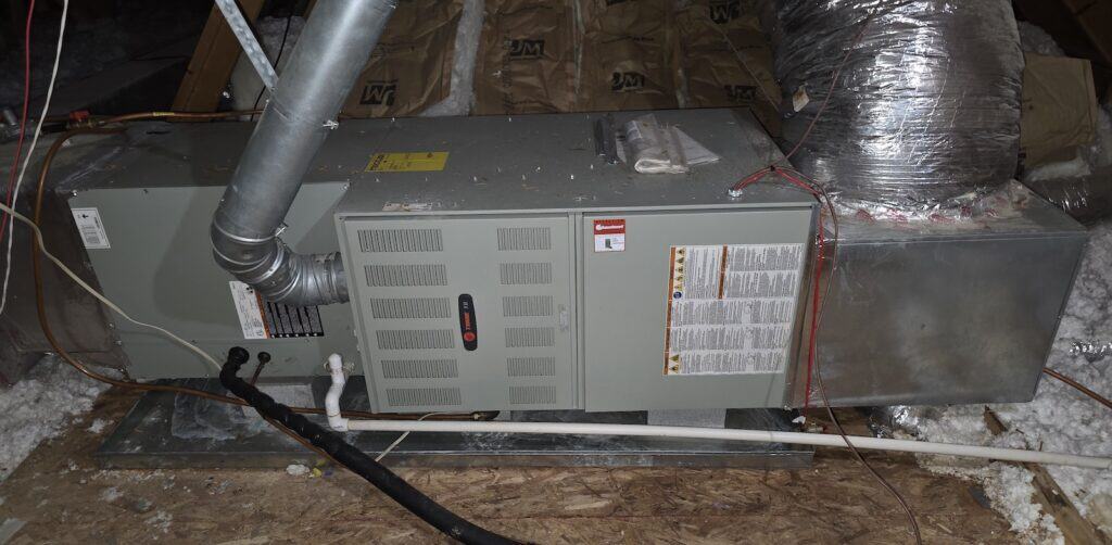 High-efficiency HVAC system installed in basement for home comfort and climate control in Birmingham, AL.